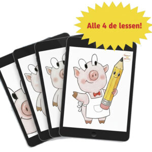 Het Basispakket ( 4 digitale tekenlessen)