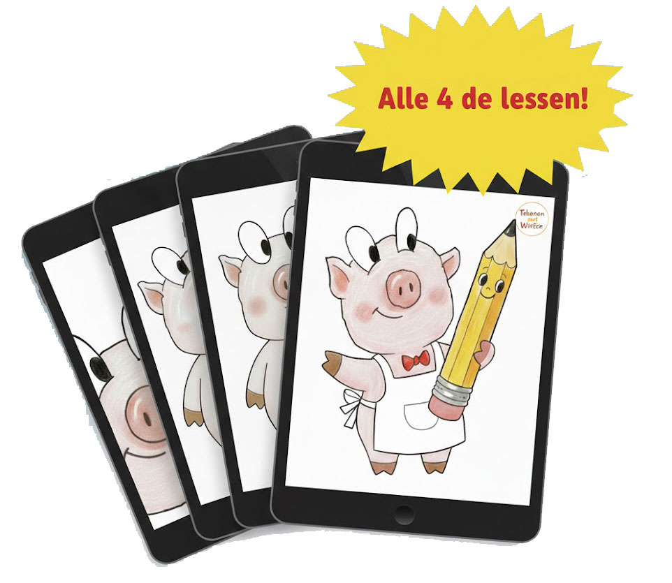 Het Basispakket ( 4 digitale tekenlessen)